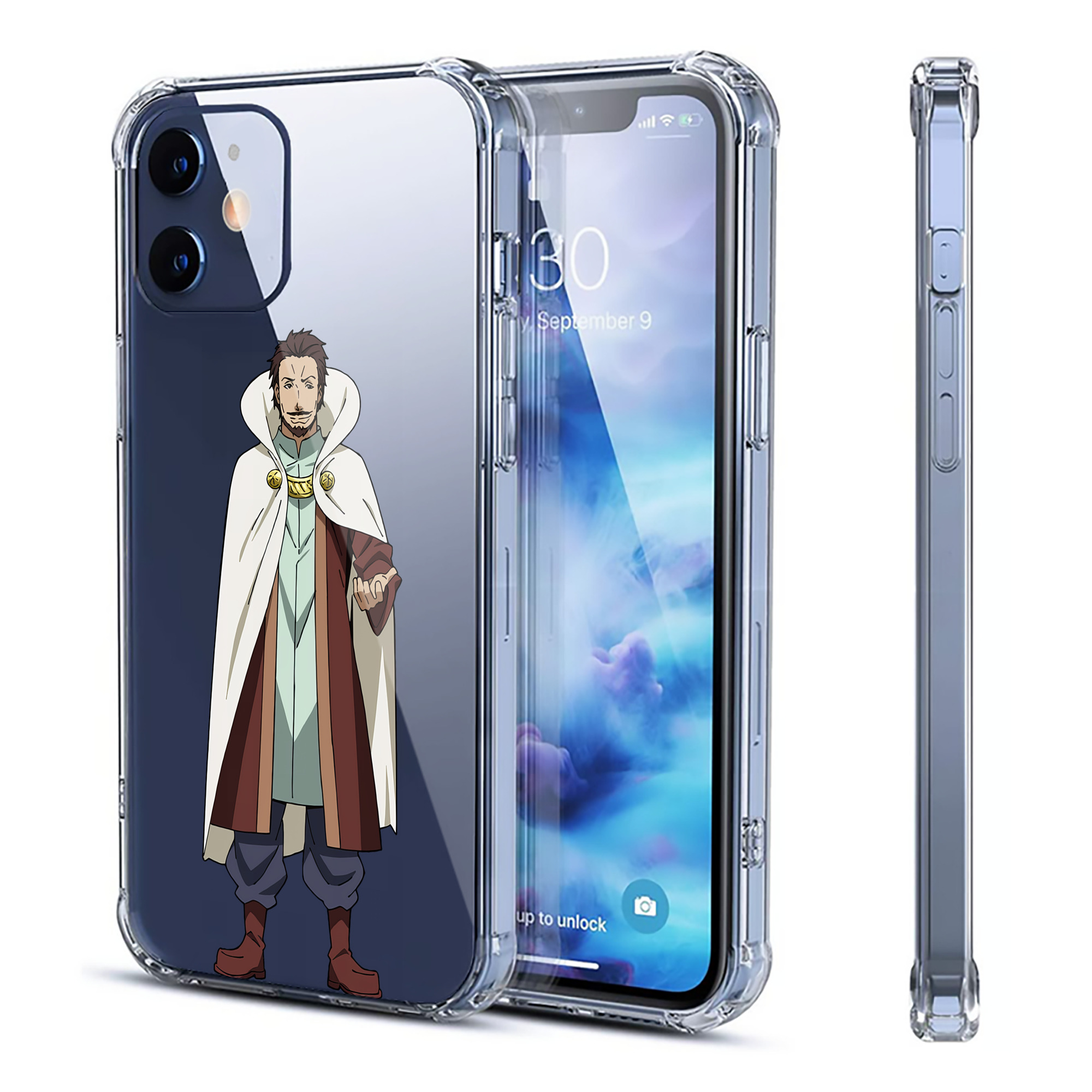 （画像用） 転スラ Regarding Reincarnated to Slime 【iPhone 12シリーズ対応】透明スマホケース（クリアソフトケース）